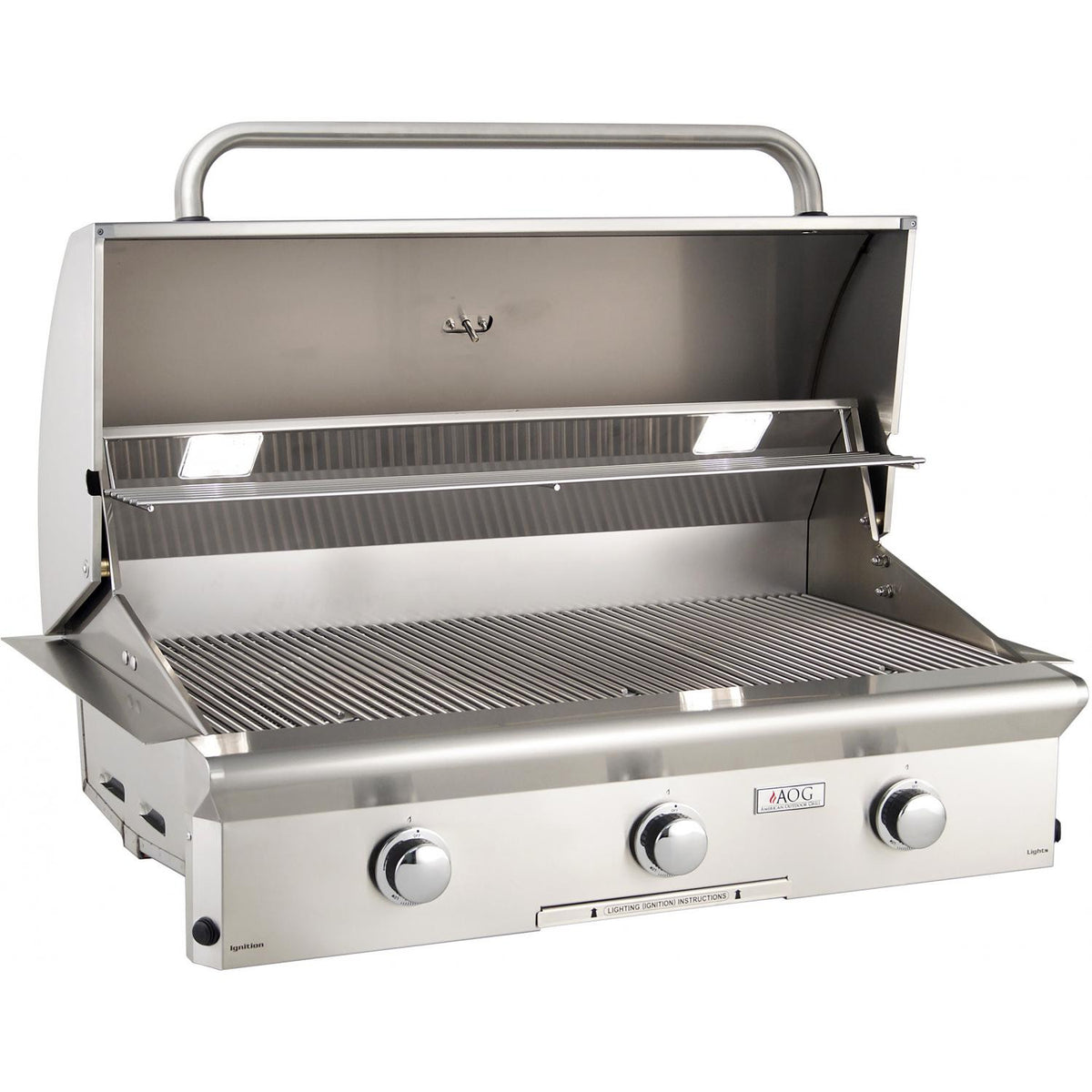 American Outdoor Grill T-Series 24-Inch Natural GAS Grill on Pedestal with Rotisserie